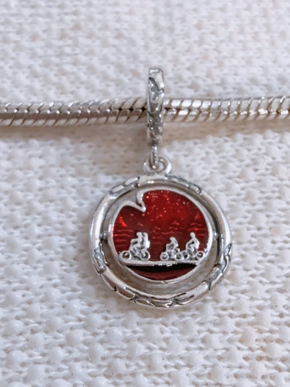 Stranger Things Upside Down Dangle Charm Silver Charm For Pandora Bracelet